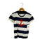ラルフローレン RALPH LAUREN ボーダー柄 クルーネックTシャツ レディース import:L