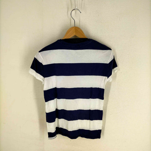 ラルフローレン RALPH LAUREN ボーダー柄 クルーネックTシャツ レディース import:L