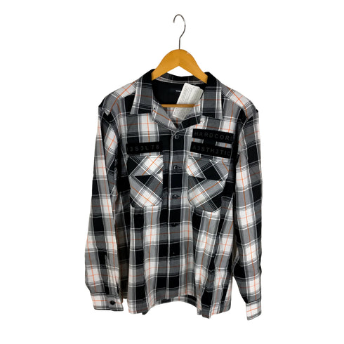 ディーゼル DIESEL S-TAKESHI ベルクロ ワッペン チェック柄 長袖シャツ メンズ 1