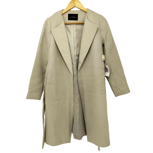 ユナイテッドアローズグリーンレーベルリラクシング UNITED ARROWS green label relaxing RF ノーカラー シャギー ラップコート レディース JPN:36