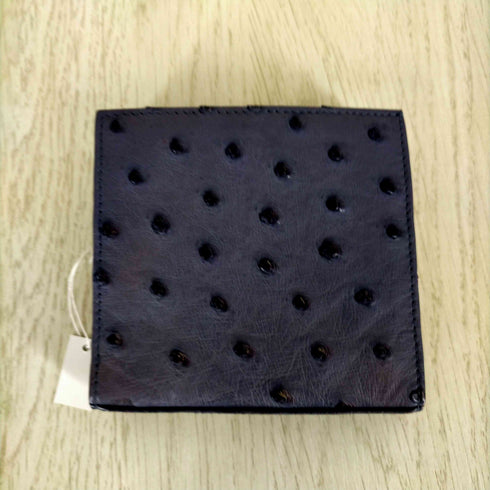サンポー III SANPO オーストリッチ レザー 二つ折り財布 レディース