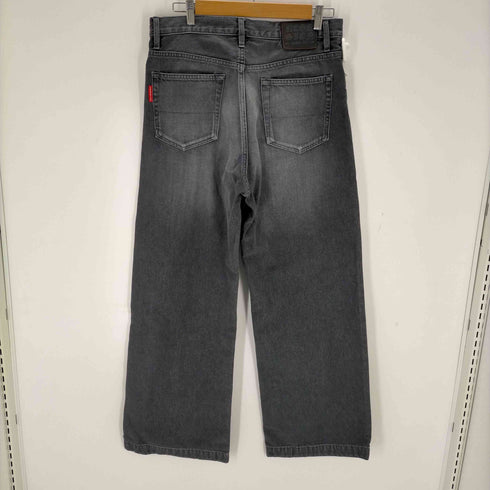 ネオンサイン NEON SIGN Loose Denim Pants BLACK USED メンズ 46