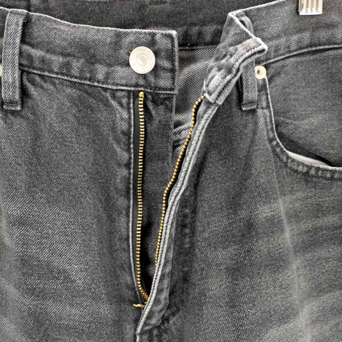 ネオンサイン NEON SIGN Loose Denim Pants BLACK USED メンズ 46