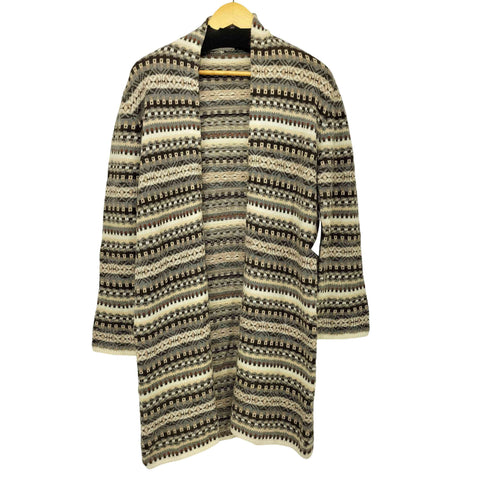 ステファネル STEFANEL モヘヤ混 ガウンコート レディース import:L