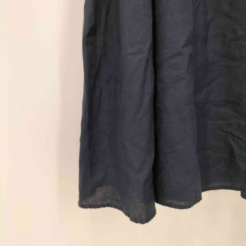 ユナイテッドアローズグリーンレーベルリラクシング UNITED ARROWS green label relaxing コルトレイクリネン SC バックボタン ワンピース レディース
