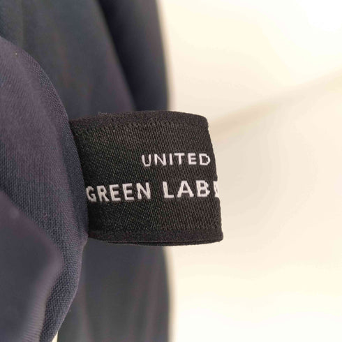 ユナイテッドアローズグリーンレーベルリラクシング UNITED ARROWS green label relaxing CS Vネック マエボタン ショートスリーブ ワンピース レディース
