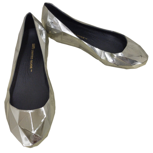 ユナイテッドヌード UNITED NUDE ダイヤモンドカットメタリックパンプス レディース 37