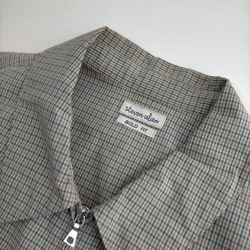 スティーブンアラン Steven Alan DMP CHECK FULL/ZIP SHIRT/シャツ メンズ