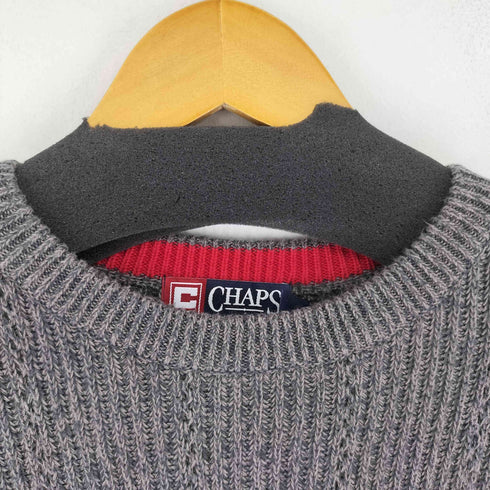 チャップスラルフローレン CHAPS RALPH LAUREN ロゴ刺繍 コットンニット メンズ JPN:S