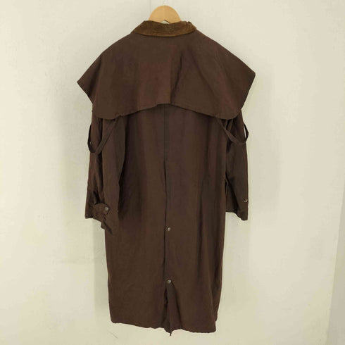 COUNTRY LEISURE WEAR 英国製 襟コーデュロイ 裏地チェック オイルドコート メンズ import:S