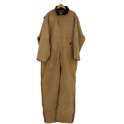BERCOWEAR USA製 ダック地 襟コーデュロイ つなぎ メンズ 3XL