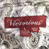ヴィクトリアス VICTORIOUS 90-00s 千鳥格子 ペイズリー 総柄 ステッチ デザイン L/S シャツ メンズ import:L