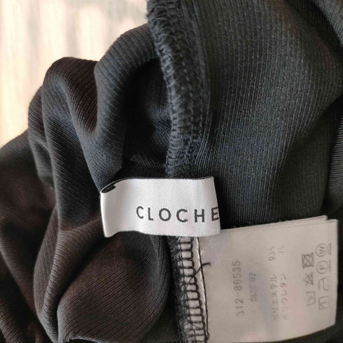 クロシェット Cloche イージーウエストリブパンツ レディース JPN:2