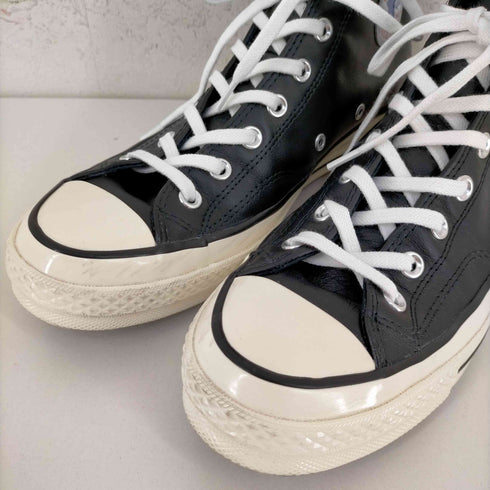 コンバース CONVERSE CT70 CLASSIC LEATHER BLACK HI CUT メンズ JPN:27