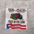 フルーツオブザルーム FRUIT OF THE LOOM USA製 シングルステッチ 犬 鴨プリント 霜降り S/S TEE メンズ XXXL