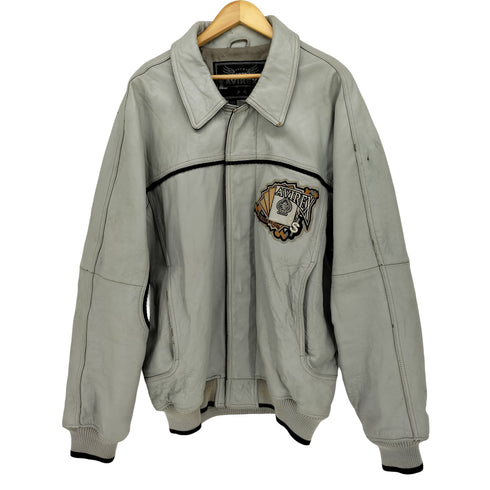 アヴィレックス AVIREX 90S KING CASINO レザー ジャケット メンズ import:XL