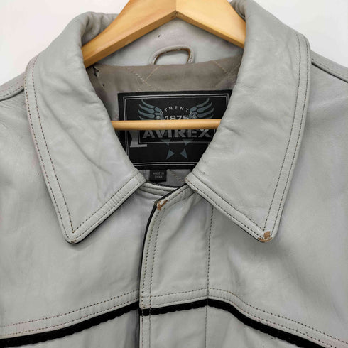 アヴィレックス AVIREX 90S KING CASINO レザー ジャケット メンズ import:XL