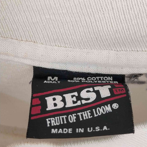 フルーツオブザルーム FRUIT OF THE LOOM USA製 マラソンプリント シングルステッチ L/S TEE メンズ import:M