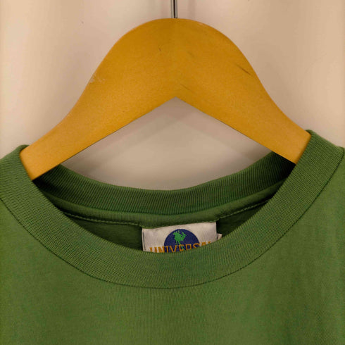 {UNIVERSAL} 90S MADE IN USA HOLLYWOOD フロントプリントTシャツ シングスステッチ メンズ import:M