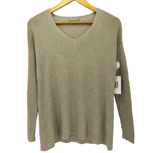 ダーマコレクション DAMA collection カシミヤ混 Vネックニット レディース JPN:S