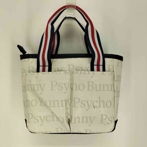 サイコバニー Psycho Bunny ロゴ 刺繍 ジャガード ミニ トート バッグ メンズ