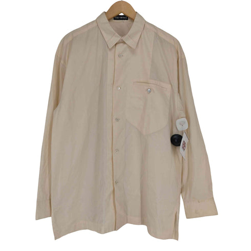 イッセイミヤケ ISSEY MIYAKE 80-90s ポケットデザインコットンL/S シャツ メンズ