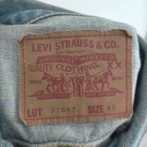 リーバイス Levis 71557-0214 ボタン裏J30 4th デニムジャケット メンズ 40