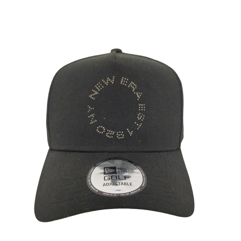 ニューエラ NEWERA 9forty A-Frame レーザーパフォーテッド サークルロゴ ラインストーン メッシュ メンズ