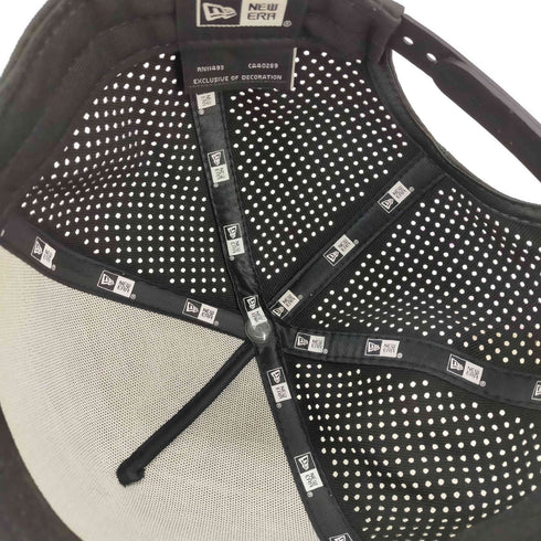 ニューエラ NEWERA 9forty A-Frame レーザーパフォーテッド サークルロゴ ラインストーン メッシュ メンズ