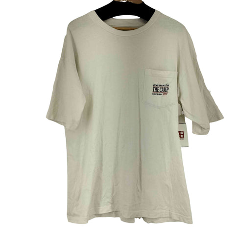コールマン COLEMAN GIVE LIGHT TO THE CAMP ランタンバックプリントTシャツ メンズ JPN:L