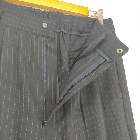 ブフト bukht ストライプ2タックスラックスパンツ メンズ JPN:M