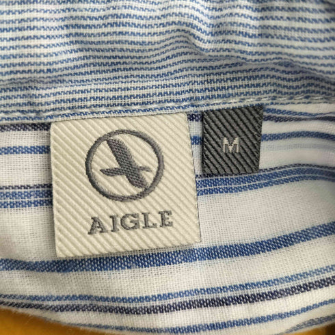 エーグル AIGLE ストライプ リネン混ブラウス レディース JPN:M