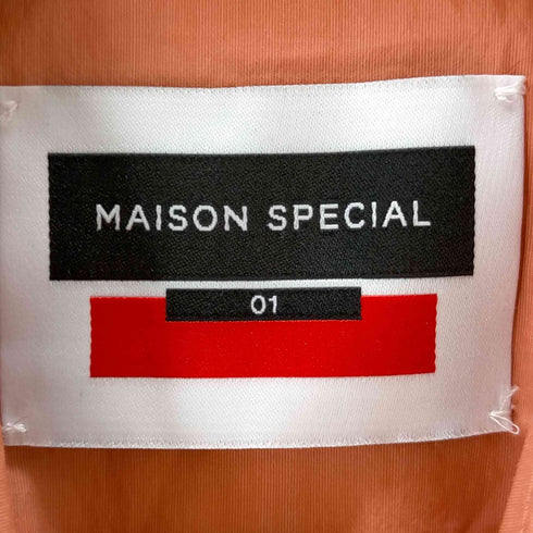 メゾンスペシャル MAISON SPECIAL ナイロンコットンタフタプライムオーバーシャツ メンズ 1