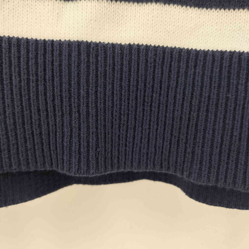 マイケルマイケルコース Michael Michael Kors ショルダーデザインボーダーコットンニット レディース import:XS