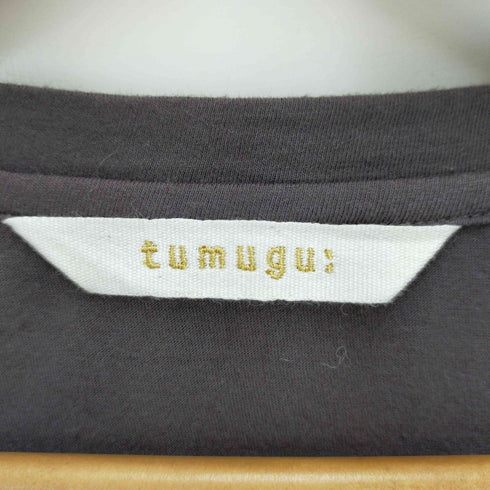 ツムグ tumugu: Uネックカットソー レディース