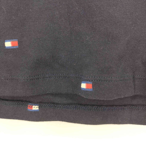 トミーヒルフィガー TOMMY HILFIGER ロゴ総柄 S/S トップス レディース import:XS