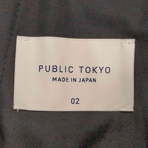 パブリックトウキョウ PUBLIC TOKYO 2タックトロワイドスラックスパンツ メンズ 2