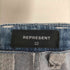 リプレゼント REPRESENT ダメージスキニーデニムパンツ メンズ 32