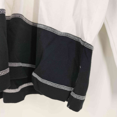 イッセイミヤケ ISSEY MIYAKE 00s 黒タグ スリーブチェック切替 ロングスリーブTシャツ メンズ JPN:2