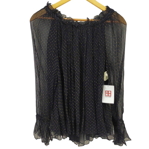 メドモアゼル MES DEMOISELLES シアードットシャーリングブラウス レディース
