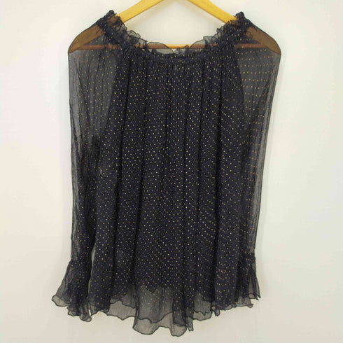 メドモアゼル MES DEMOISELLES シアードットシャーリングブラウス レディース