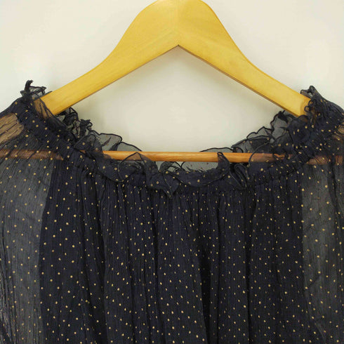 メドモアゼル MES DEMOISELLES シアードットシャーリングブラウス レディース