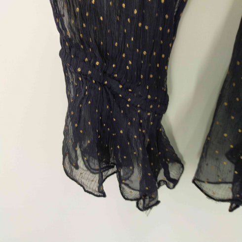 メドモアゼル MES DEMOISELLES シアードットシャーリングブラウス レディース