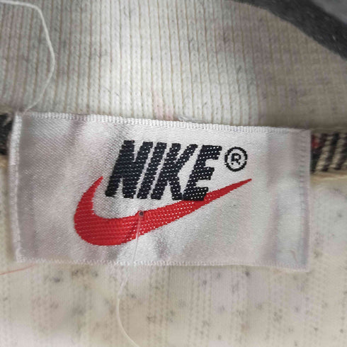 ナイキ NIKE 90S 霜降りL/S ポロシャツ 長袖 ワンポイント刺繍 ロゴテープ メンズ