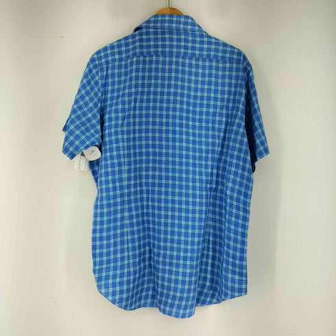 ポールスチュアート Paul Stuart オープンカラー S/S リネンチェックシャツ メンズ import:XL