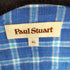 ポールスチュアート Paul Stuart オープンカラー S/S リネンチェックシャツ メンズ import:XL