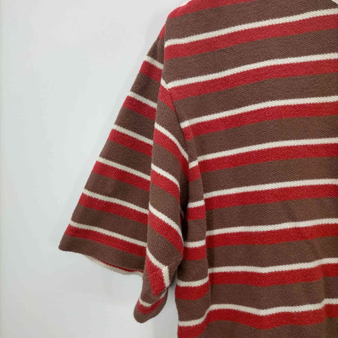 ポロバイラルフローレン Polo by RALPH LAUREN S/S ヘンリーネックボーダーニットポロ メンズ JPN:M