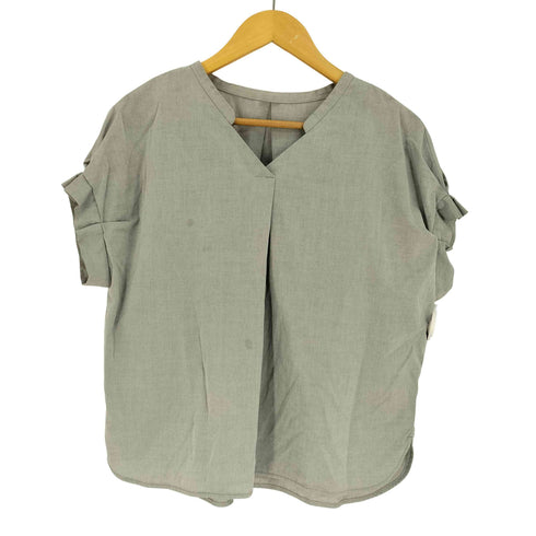 ユナイテッドアローズグリーンレーベルリラクシング UNITED ARROWS green label relaxing CS Hand/W C CS コットン ソデタック ブラウス レディース FREE