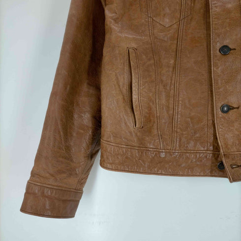 ギャップ Gap 90s old カウレザー トラッカージャケット 3rd メンズ JPN:S