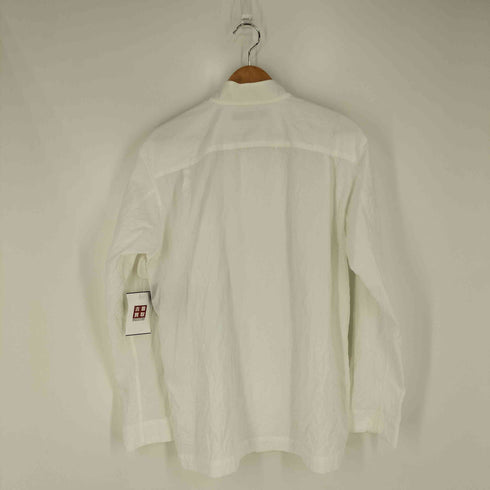 イッセイミヤケメン ISSEY MIYAKE MEN シワ加工 スタンドカラー比翼ジップシャツ メンズ JPN:3